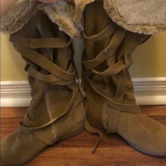 Brown Suede Boots - Picture 3 of 6